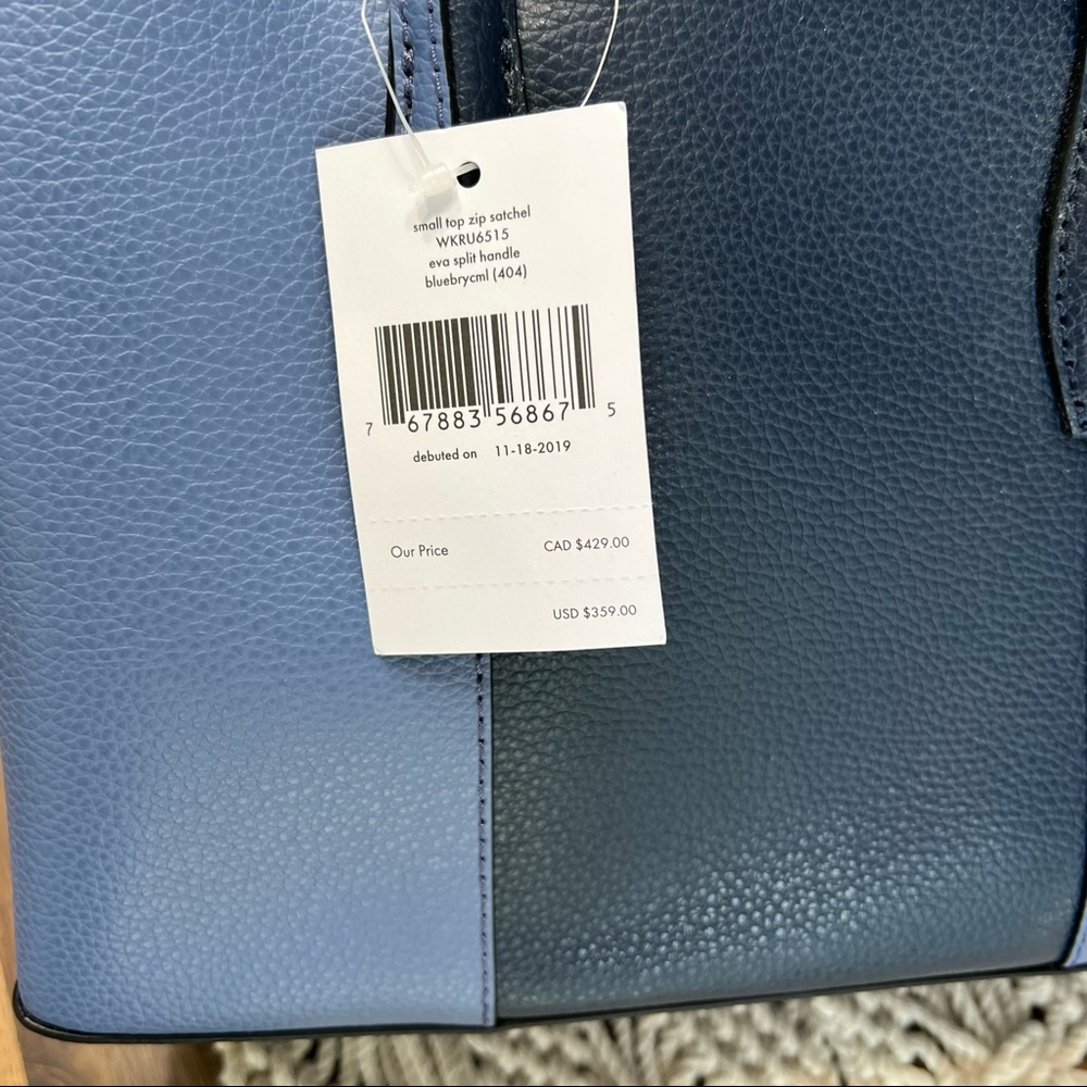 NWT kate spade | eva small top zip satchel • HOST PICK - Picture 8 of 12